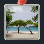 Magens Bay, USVI Ornament Aus Metall<br><div class="desc">Magens Bay, US Virgin Islands Metal Ornament</div>