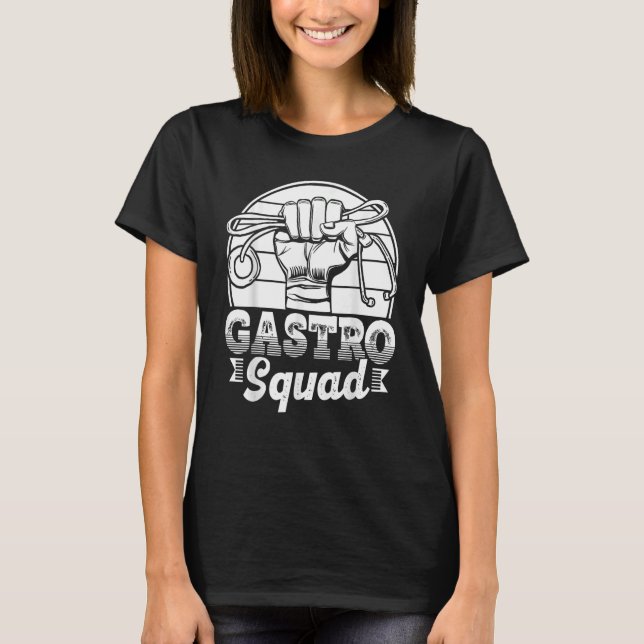 Magenseilnehmerin Medizinischer Assistent Arzt Gas T-Shirt (Vorderseite)