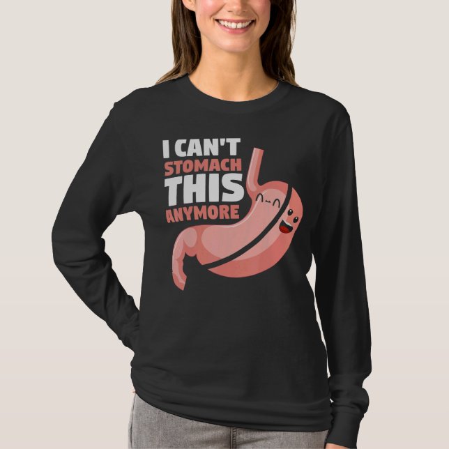 Magenspass Operation Ich kann dieses Anymo nicht a T-Shirt (Vorderseite)