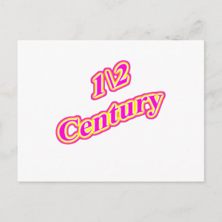 Magenta 1\2 Jahrhunderte Postkarte