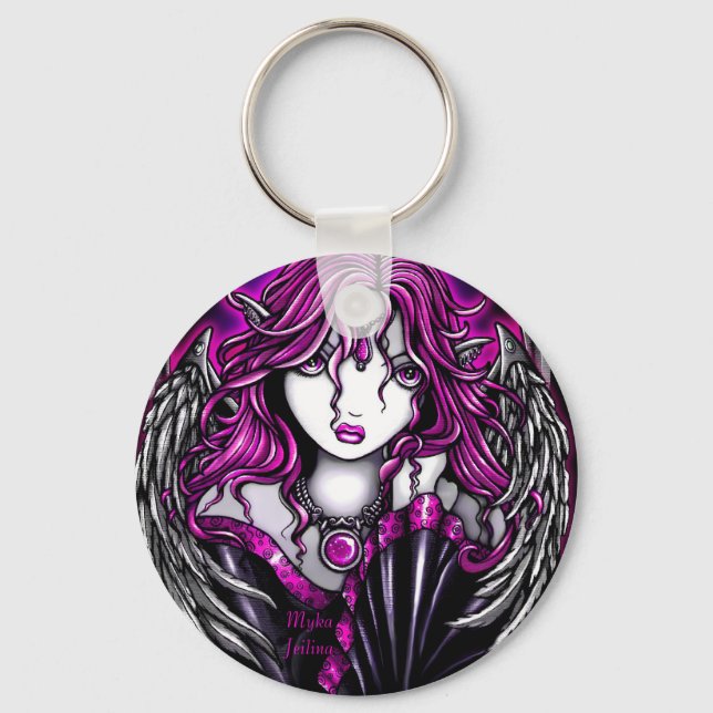 Magenta Angel Schlüsselanhänger (Vorderseite)
