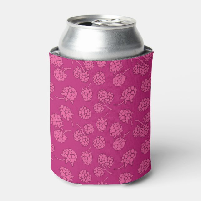 Magenta Berry Pattern Dosenkühler (Kanne Vorderseite)