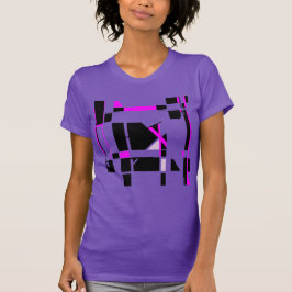 Magenta Black Gameboard Geometric MCM sieht groß a T-Shirt
