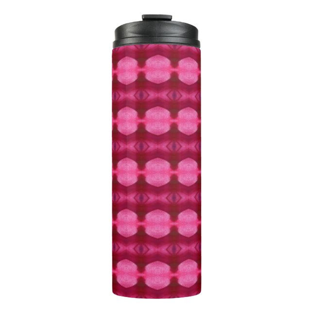 Magenta Blume Eleven Thermosbecher (Vorderseite)