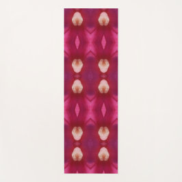 Magenta Blume Ikat 12 Yogamatte
