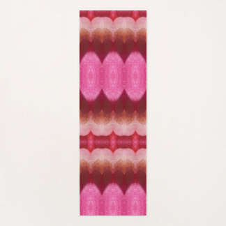 Magenta Blume Ikat 3 Yogamatte