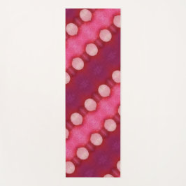 Magenta Blume Ikat 5 Yogamatte