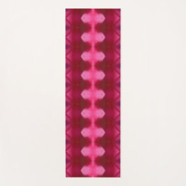 Magenta Blume Ikat 9 Yogamatte
