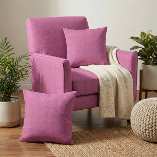 Magenta Boho Chic Mosaic Geometric Muster Stoff