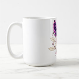 Magenta Butterfly Bush Kaffeetasse
