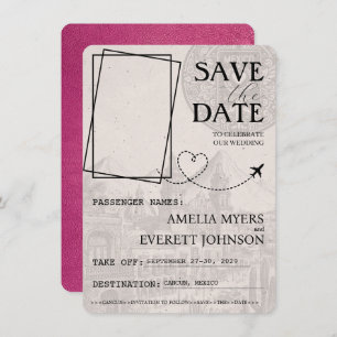 Magenta Cancun Pass Save the Date