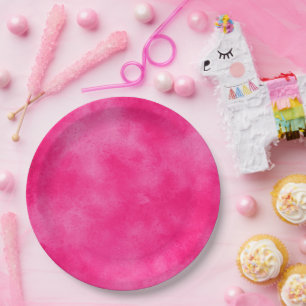 Magenta Cloud-Effekt Papierplatte Pappteller