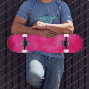 Magenta Cloud-Effekt Skateboard