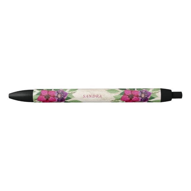 Magenta Country Floral Kugelschreiber (Vorderseite)