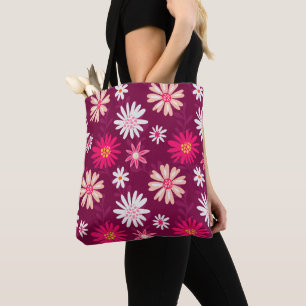 Magenta Daisy Design Tasche