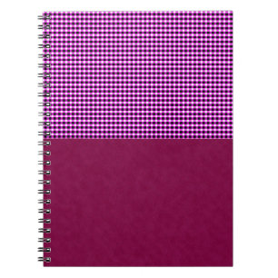 Magenta Denim and Tartan, Notebook Notizblock