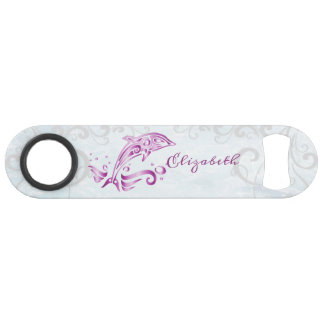 Magenta Dolphin Personalisiert Bottle Opener Speed Flaschenöffner