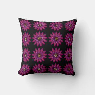 Magenta Florale Blüte Moderne Botanische Blume Kissen