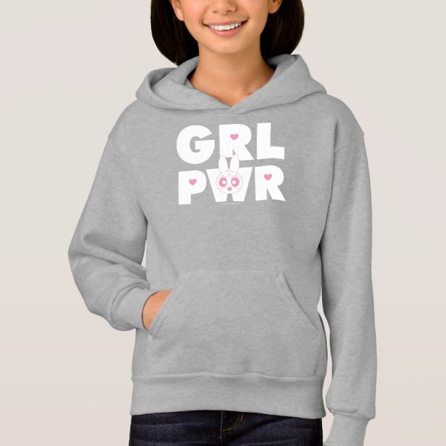 Magenta:Girl-Power Hoodie (Vorderseite)