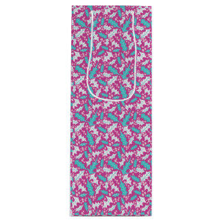 Magenta Holly Wine Geschenktasche Geschenktüte Für Weinflaschen