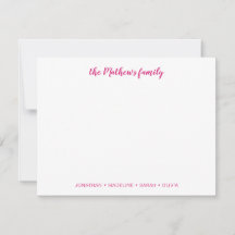 Magenta Hot Pink: Eleganter Name der Skriptfamilie