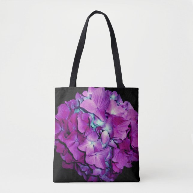 Magenta hydrangea tasche (Vorderseite)