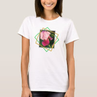 Magenta Iris Geometric