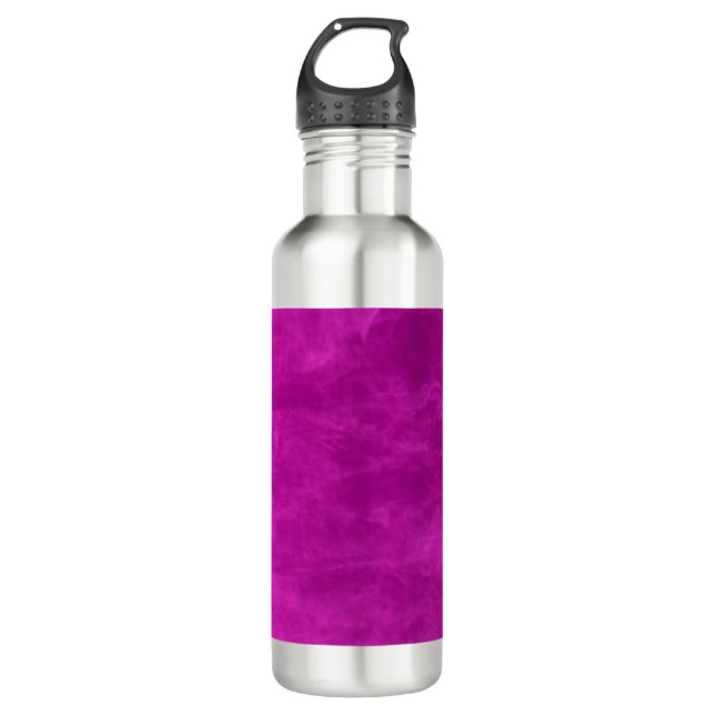 Magenta Lila Ästhetik Edelstahlflasche (Vorderseite)
