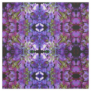Magenta Lila Hydrangeas lila-gelb Stoff