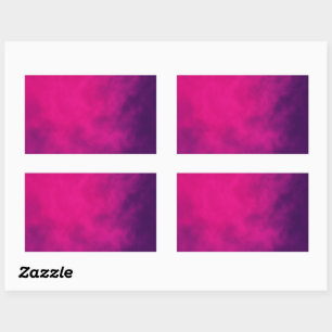 Magenta Lila Rauch Aufkleber – Anpassbar