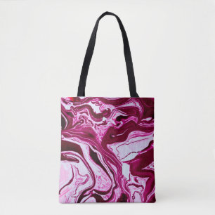 Magenta-Marmorstruktur Tasche