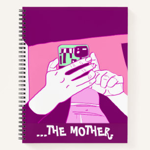 Magenta Mint White Notizbuch