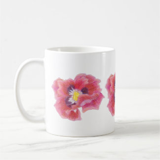 Magenta Mohn Tasse