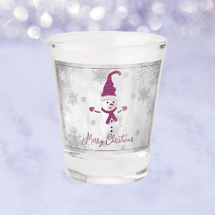 Magenta Niedlich Snowman Holiday Showglas Schnapsglas