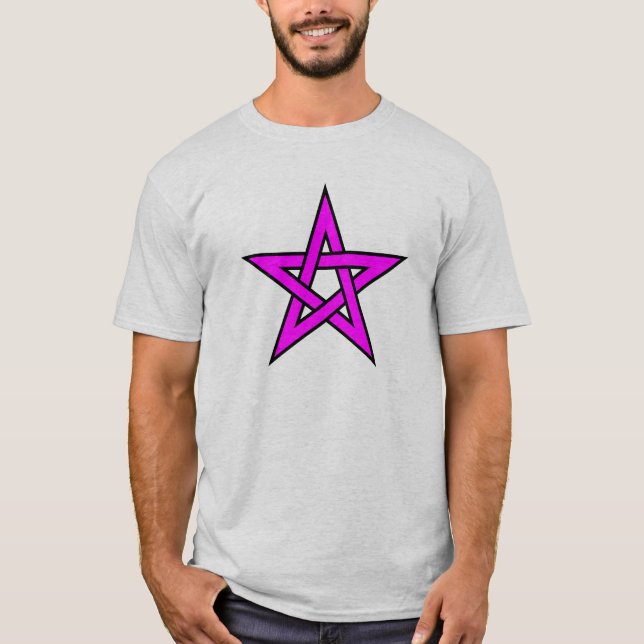 Magenta Pentagram T-Shirt (Vorderseite)