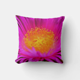 Magenta Pink Aster Blume Kunst Kissen