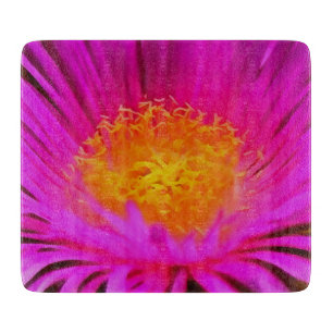 Magenta Pink Aster Blume Kunst Schneidebrett