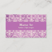 Magenta Pink Damask