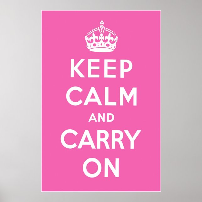 Magenta Pink Poster (Vorne)