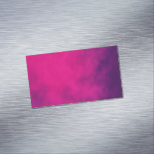 Magenta Purple Magnet Carte de visite - Personnali