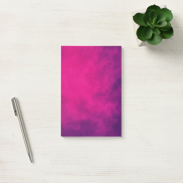 Magenta Purple Post-It Notes - Personnalisable (Bureau)