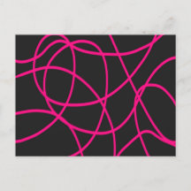 Magenta Ribbons auf schwarz
