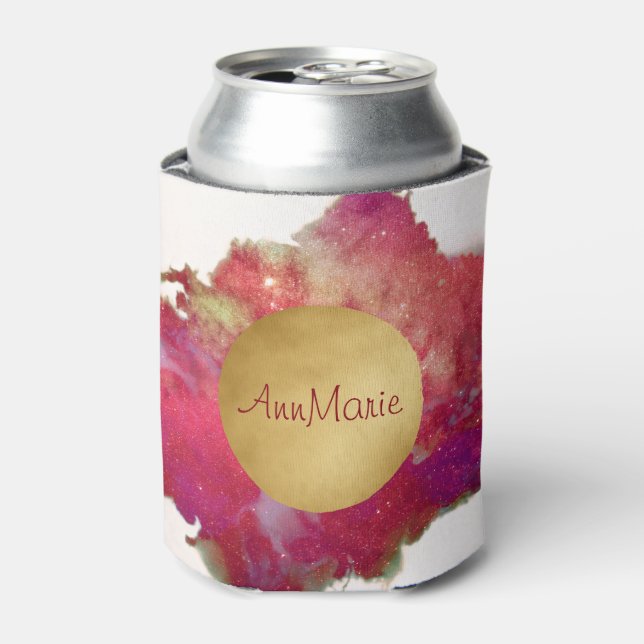 Magenta-Rosa-Funkel Dosenkühler (Kanne Vorderseite)