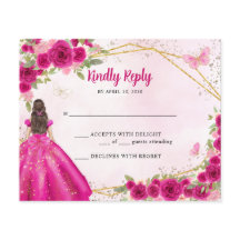Magenta Rosa Glam Gold Blumenprinzessin UAWG