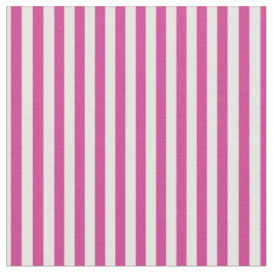 Magenta Rosa und Weiße Streifen Stoff