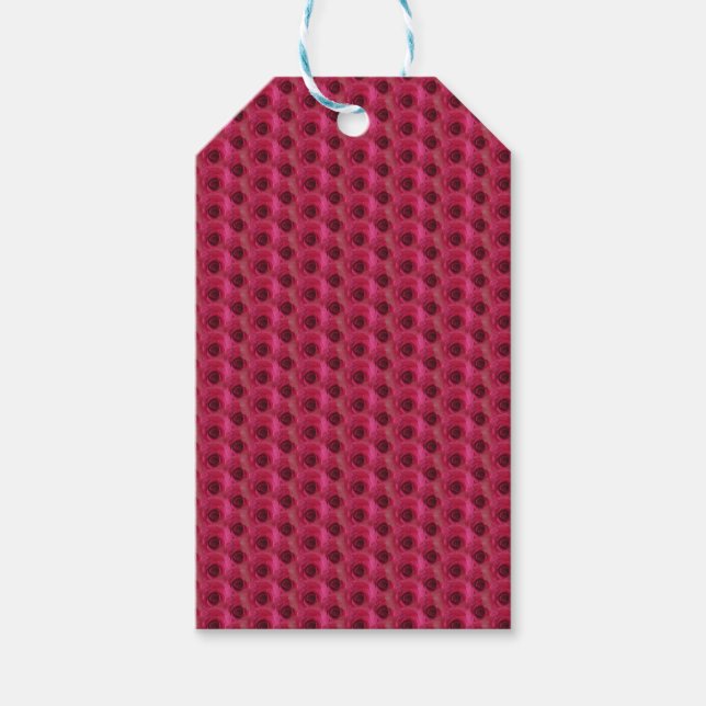 Magenta-Rose Geschenkanhänger (Vorderseite)