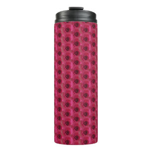 Magenta Rose - Modernes Blumendesign Thermosbecher