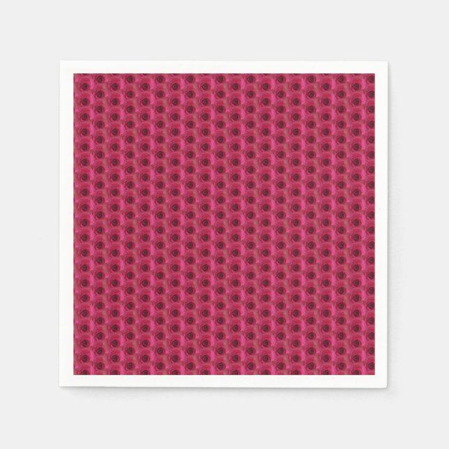 Magenta-Rose Serviette (Vorderseite)