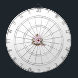 Magenta-rot, gelblich-orange dekorativ dartscheibe<br><div class="desc">Der Nervenkitzel des Spiels. Die Spannung in der Luft. Der Moment, in dem der Dart Ihre Fingerspitzen verlasst, mit dem Ziel, perfekt zu sein. Jedes Dartboard erzählt eine Geschichte - von feierlichen Siegen, entzündeten Rivalitäten und Fähigkeiten, die über unzählige Würfe geehrt wurden. Ob Sie ein erfahrener Spieler sind, der das...</div>