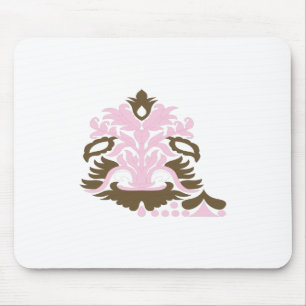 Magenta-rot, gelblich-orange dekorativ mousepad